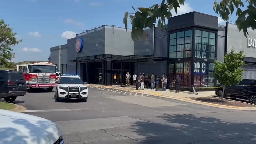 Car hits gas line outside Cary Dave & Buster's, prompts evacuation