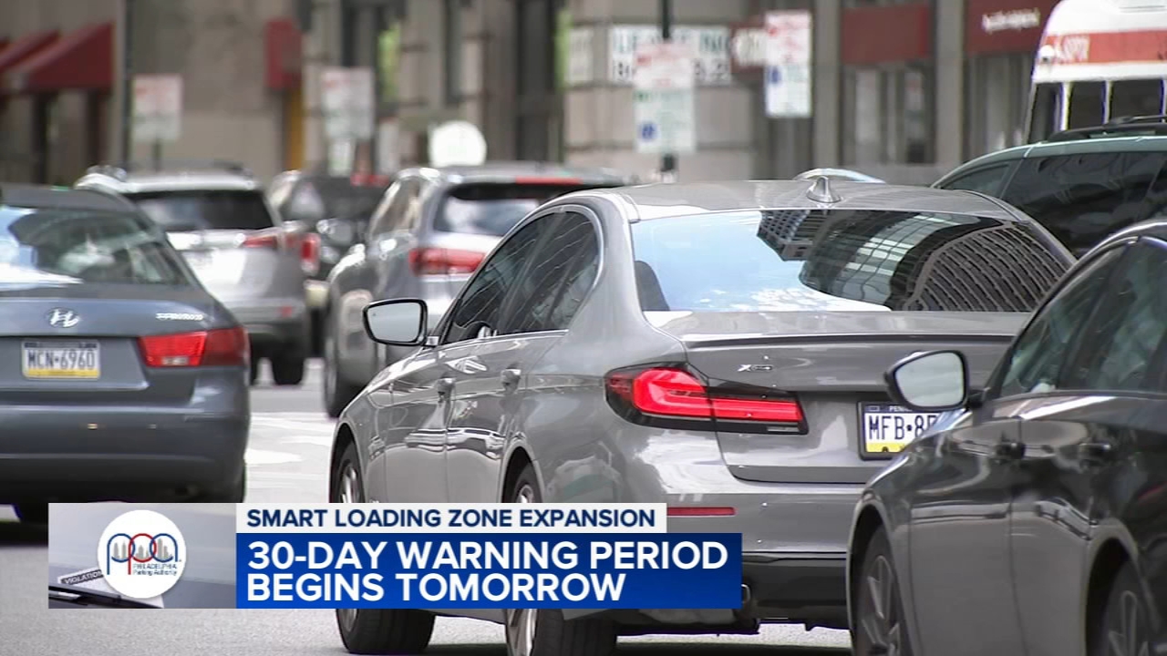 Warning period begins Monday for Philadelphia's Smart Loading Zone program