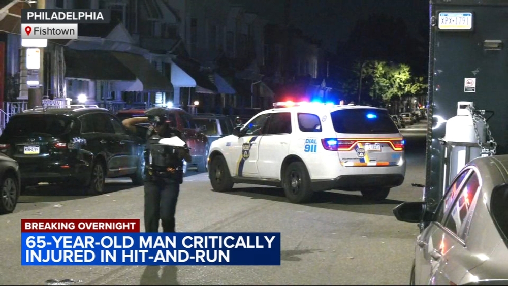 Man critically injured following hit and run in Fishtown