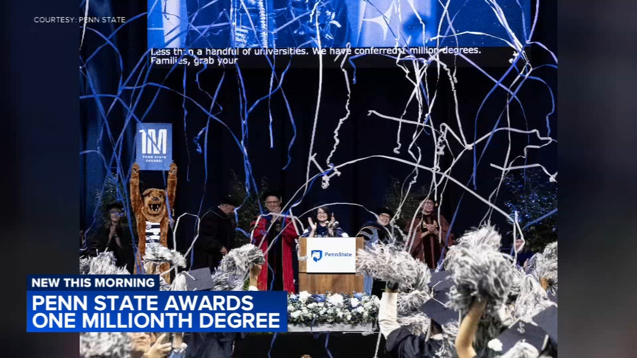 Penn State University awards one millionth degree during summer commencement