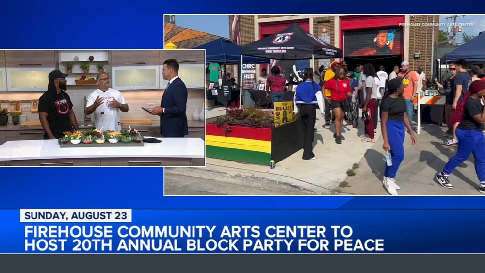 20th annual block party for peace hosted by Firehouse Community Arts Center