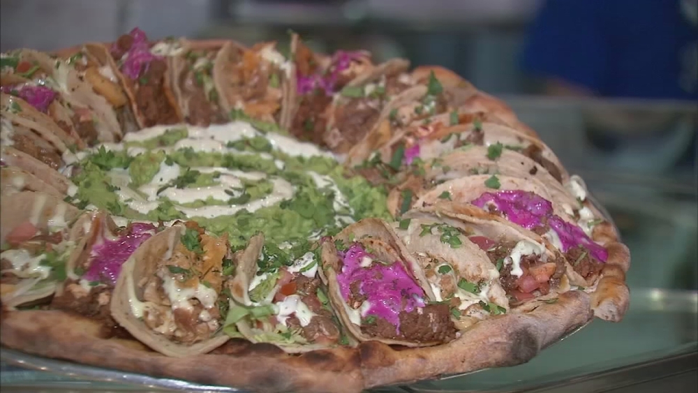 Hoboken restaurant makes the taco pizza.