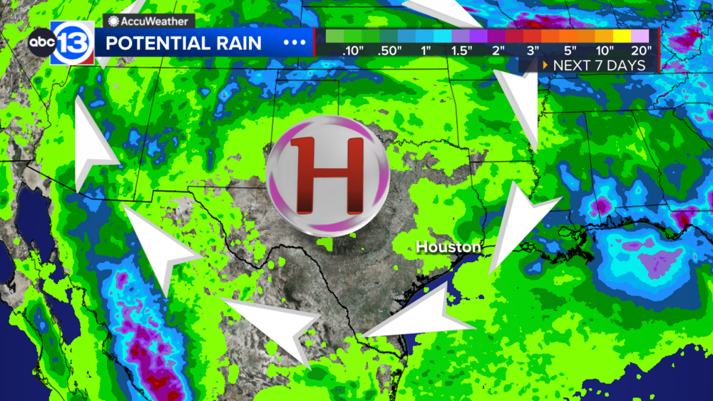 Rain chances look slim in the new weather pattern ahead