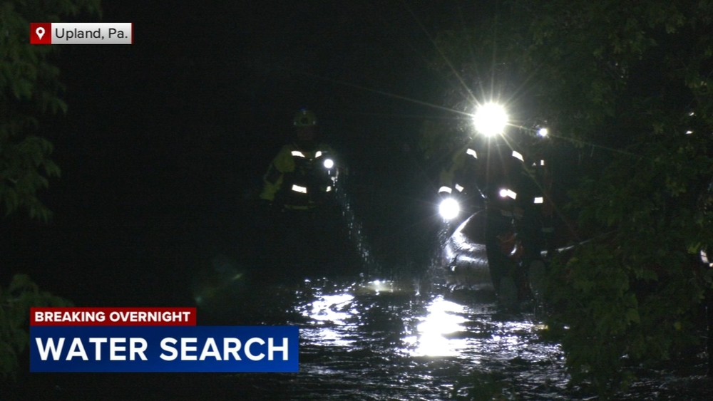 Search underway in Chester Creek for missing person in Delaware County