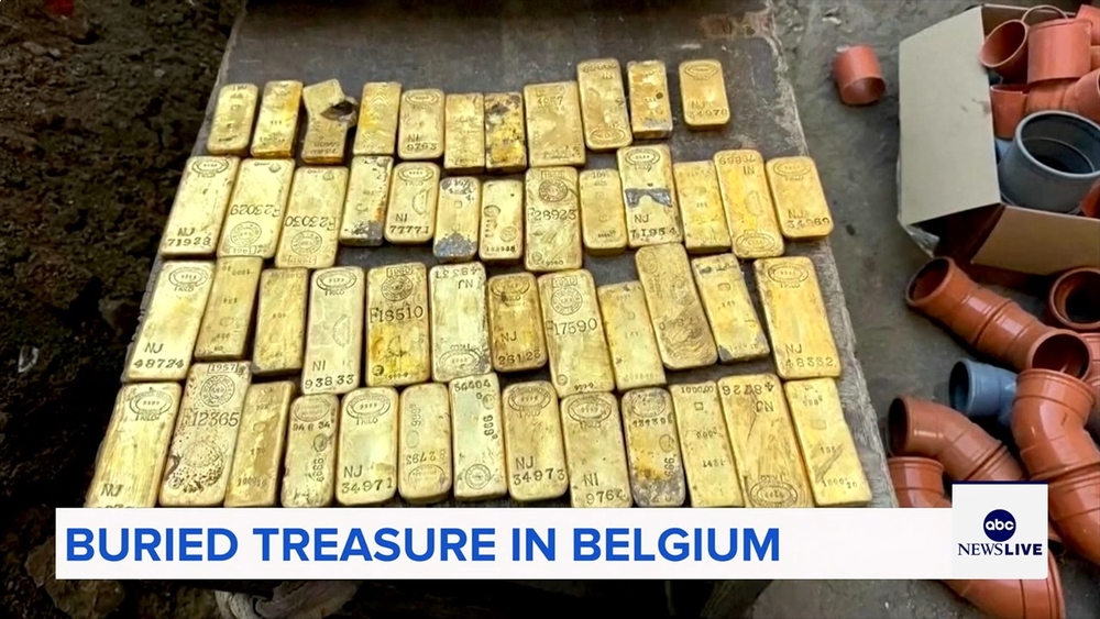 Construction workers strike gold at work - literally