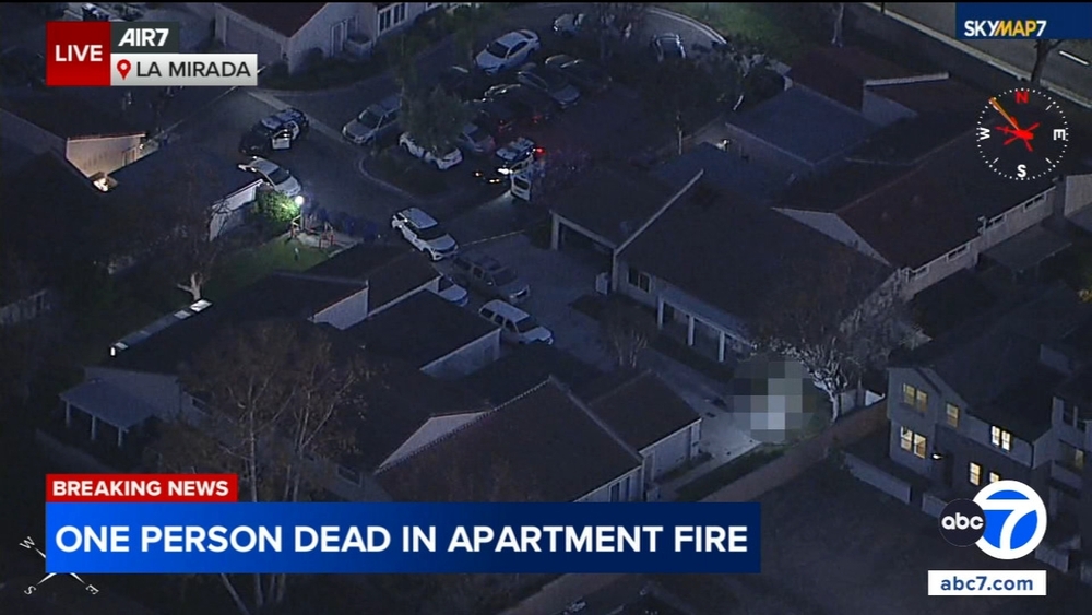 1 dead after apartment fire in La Mirada