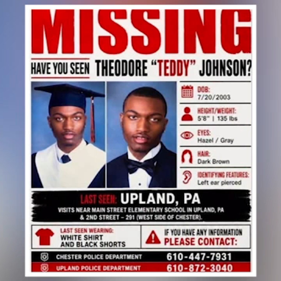 Police in Upland are looking for Theodore Johnson, who has been reported missing.