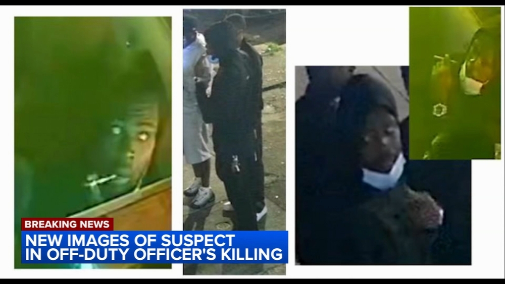 Photos released of suspect wanted in murder of off-duty Philly cop