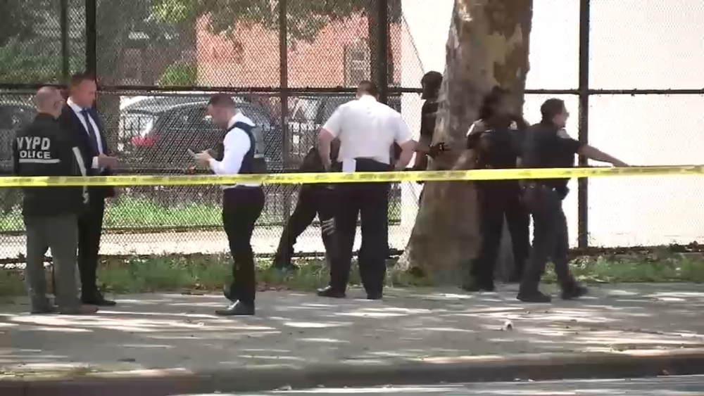 A woman grazed by bullet during a shooting in Canarsie