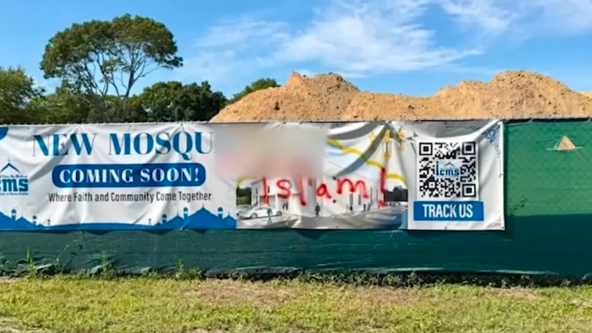 Romaine vows accountability after mosque construction site vandalism