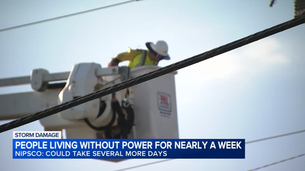 100K+ in NW Indiana still without power nearly 1 week after storms