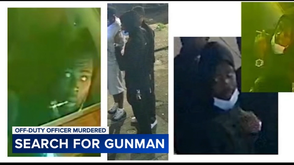 Photos released of suspect wanted in murder of off-duty Philly cop
