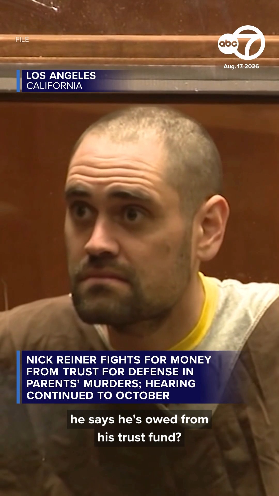 Nick Reiner fights for trust access for defense in double murder case