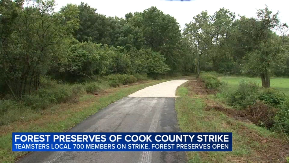 Some Cook County Forest Preserve workers on strike
