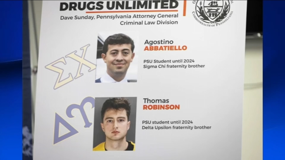 Penn State cocaine trafficking ring involved 2 fraternities: Authorities