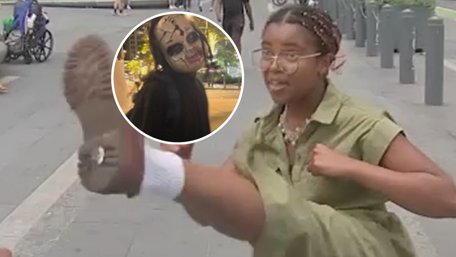Philadelphia police seek suspect in Chucky mask who confronted pedestrians near City Hall