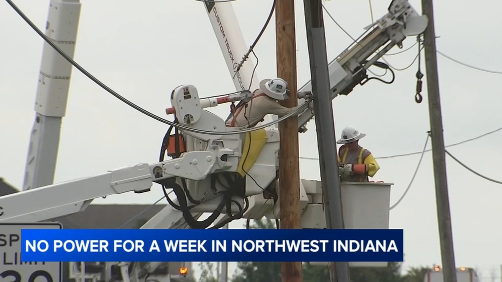 1 week after storms, many NW Ind. residents still without power
