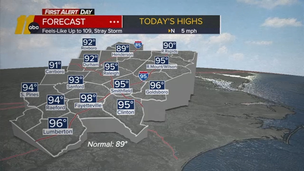First Alert Forecast: Aug. 18