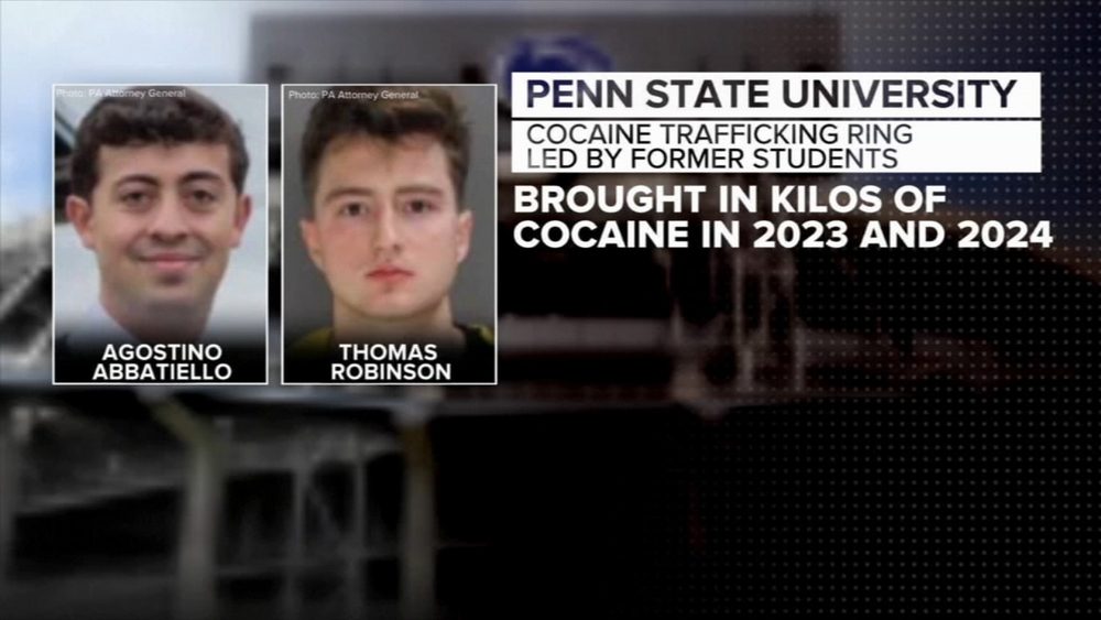 14 charged in alleged cocaine trafficking ring tied to Penn State fraternities; leader surrenders
