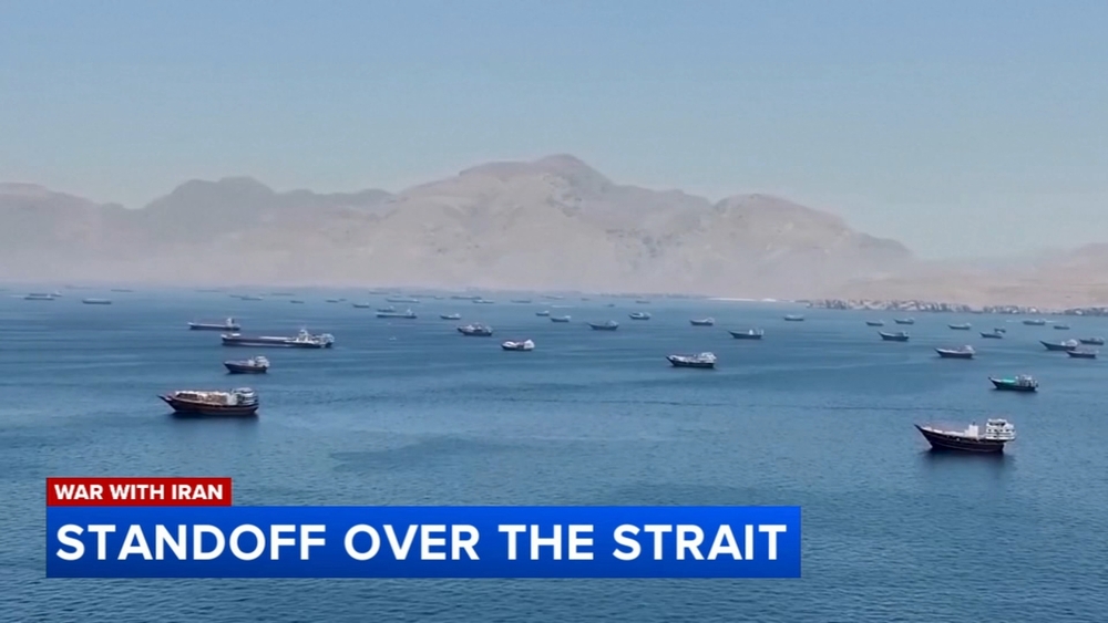 Trump says the US has no talks planned with Iran but insists the Strait of Hormuz is operating desp