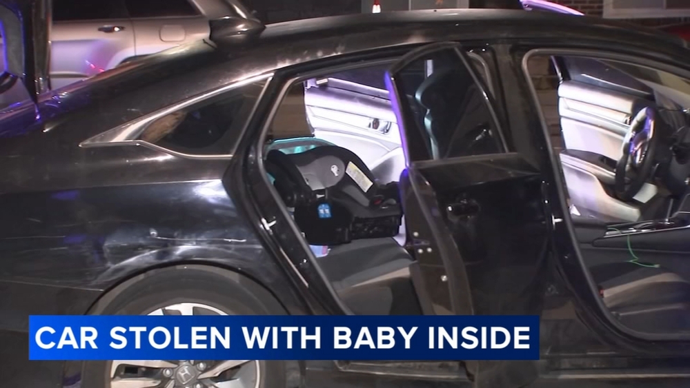 Baby dumped on sidewalk after thief steals car with child inside in East falls