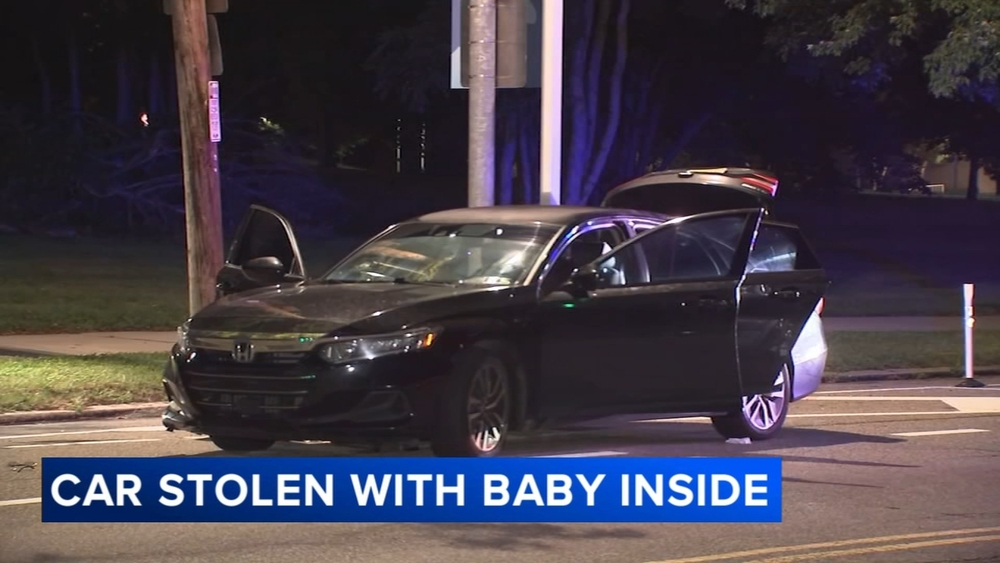 Baby dumped on sidewalk after thief steals car with child inside in East falls