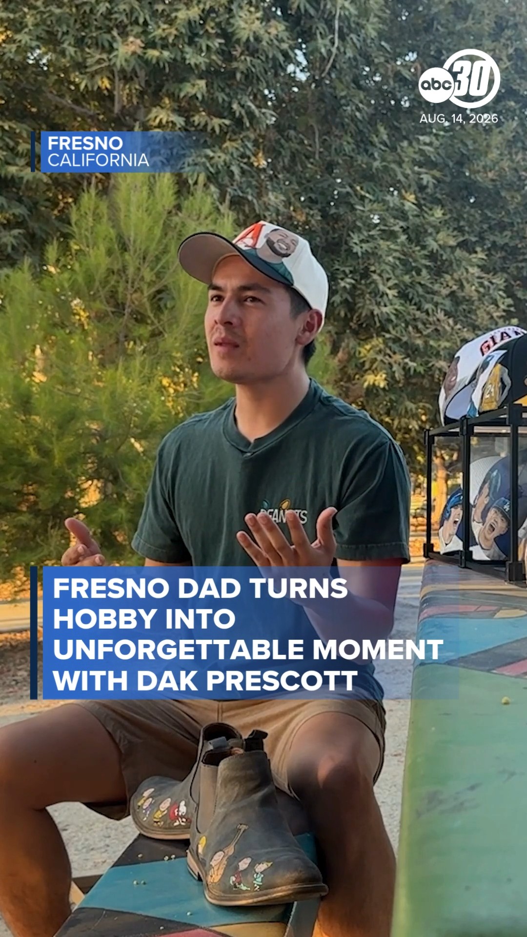 Fresno dad turns hobby into unforgettable moment with Dak Prescott