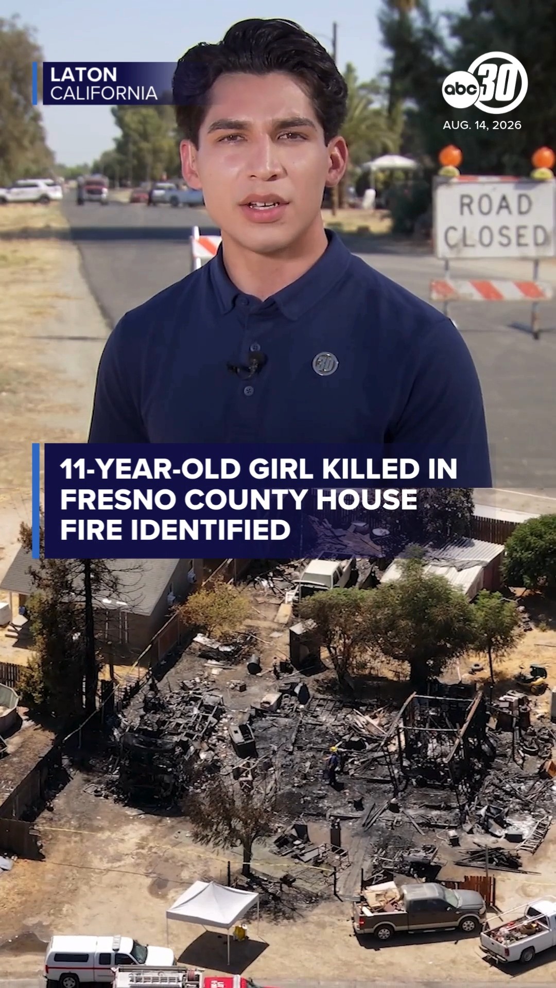 11-year-old girl killed in Fresno County house fire identified