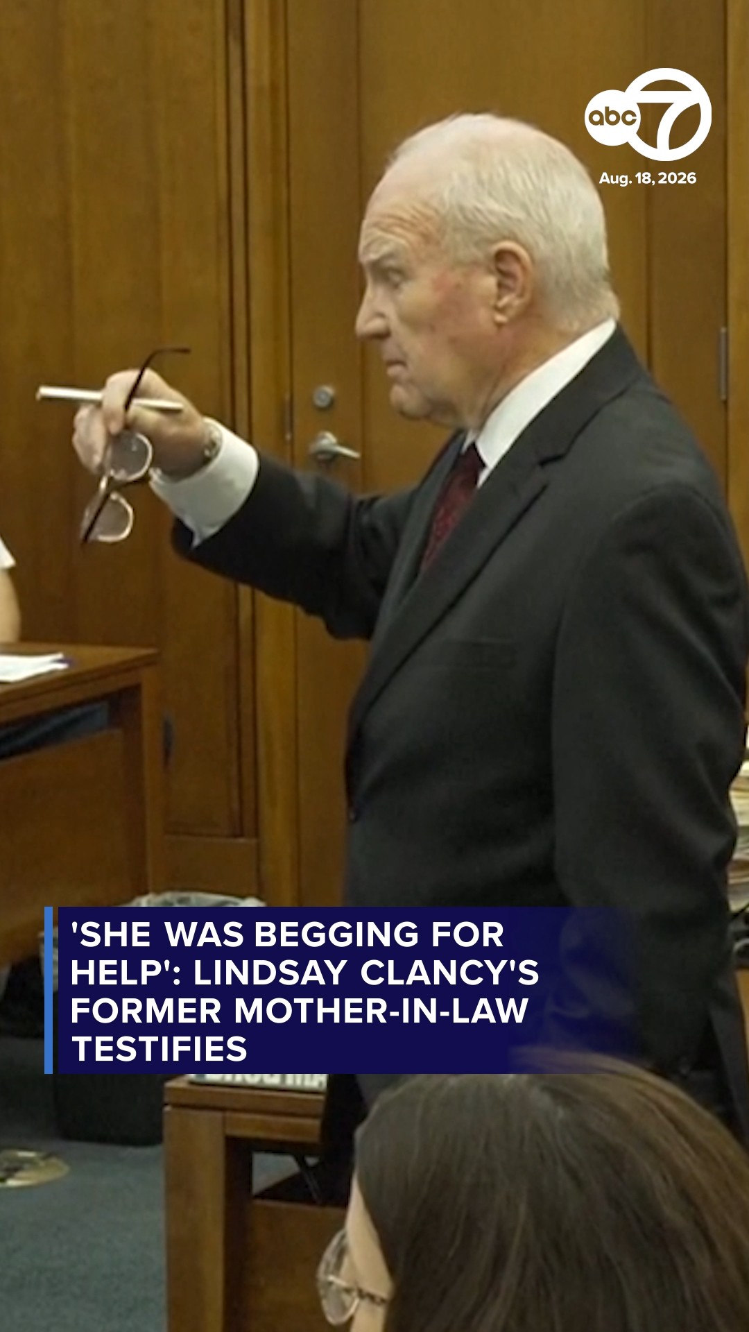 Lindsay Clancy's former mother-in-law testifies