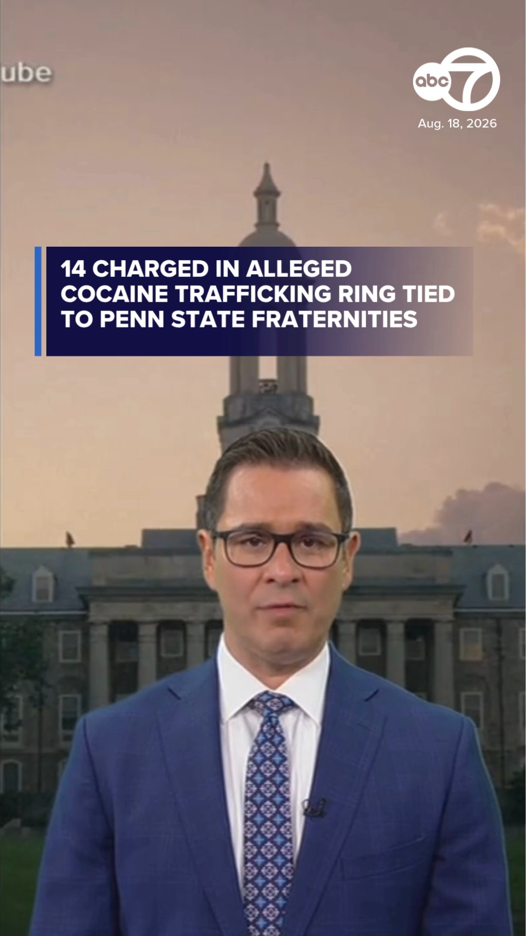 Alleged cocaine trafficking ring tied to Penn State frats; 14 charged