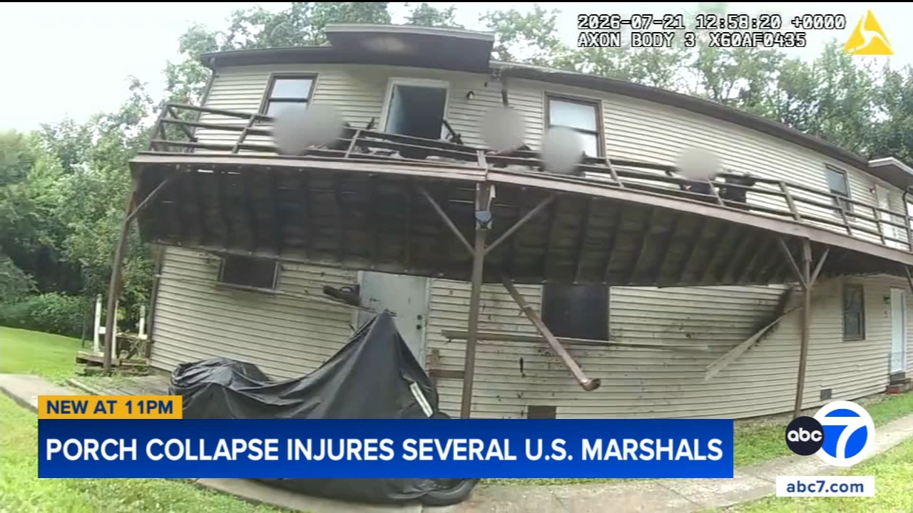 Second-Story Deck Collapses During Arrest Attempt, Injuring Nine Officers