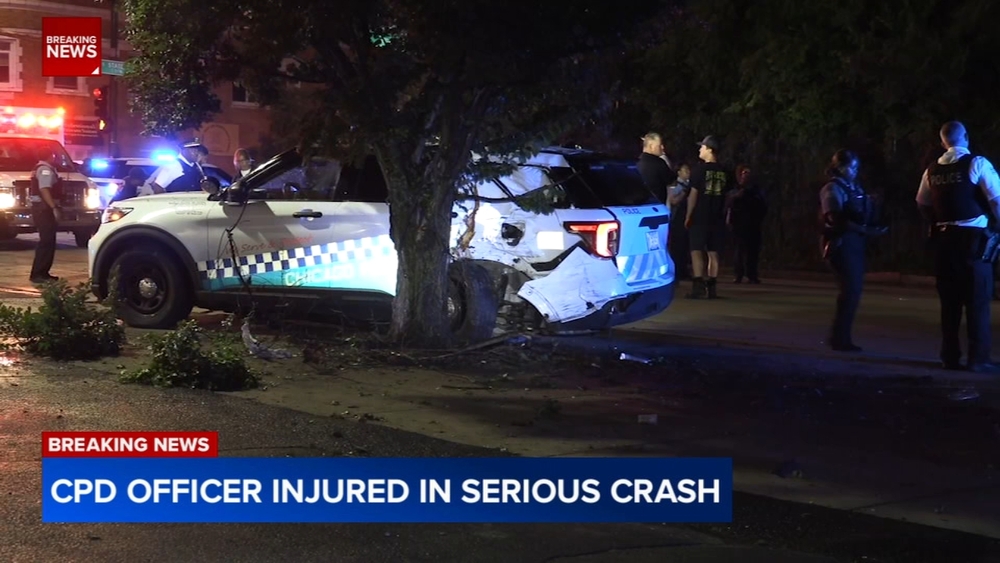 CPD squad car involved in South Side crash

