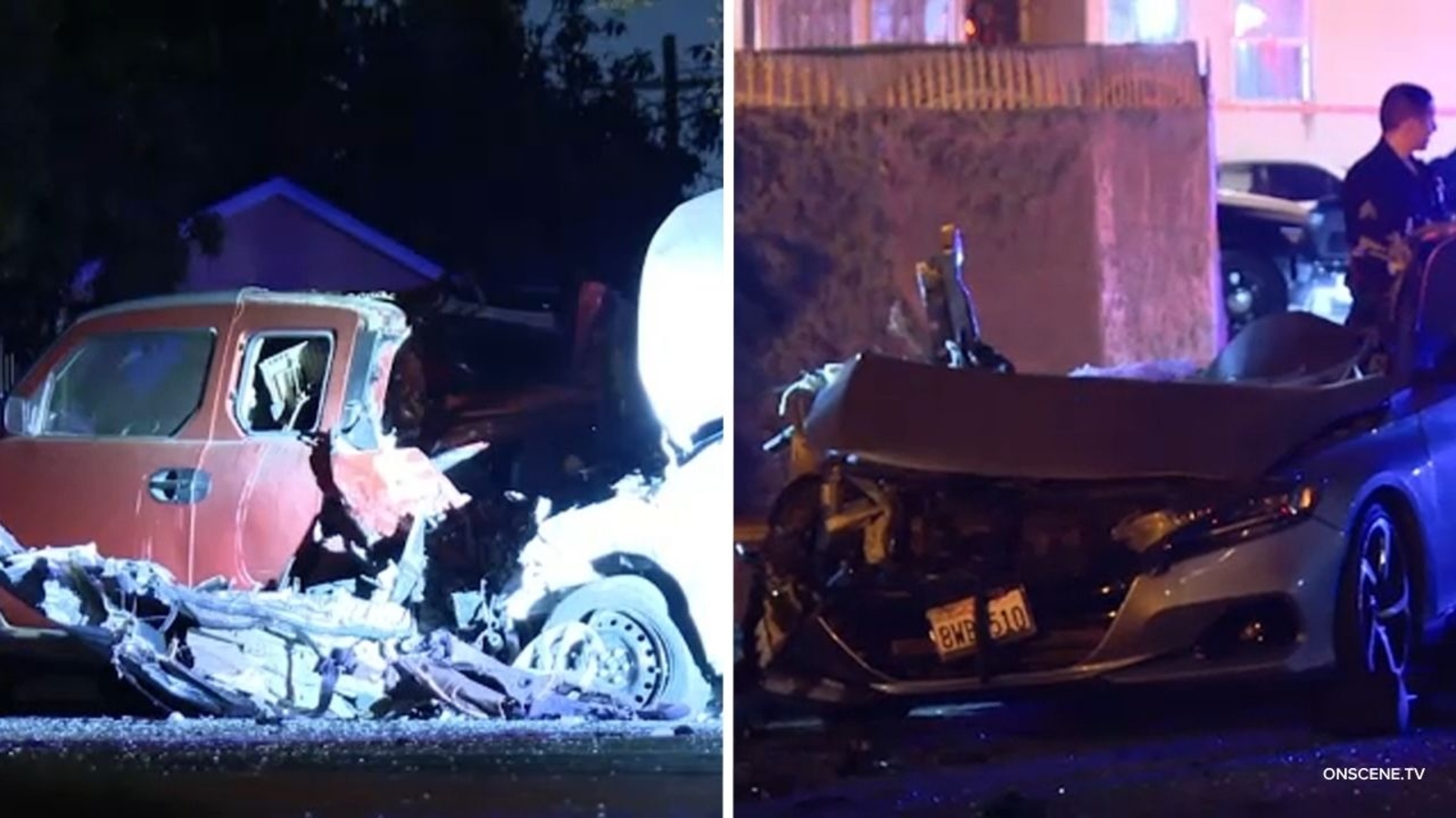 High-speed chase ends with crash into several parked cars in South Los Angeles High-speed chase ends with crash into several parked cars in South Los Angeles