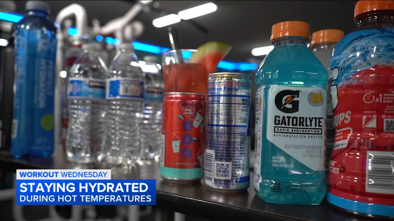 Workout Wednesday: Staying hydrated during hot temperatures