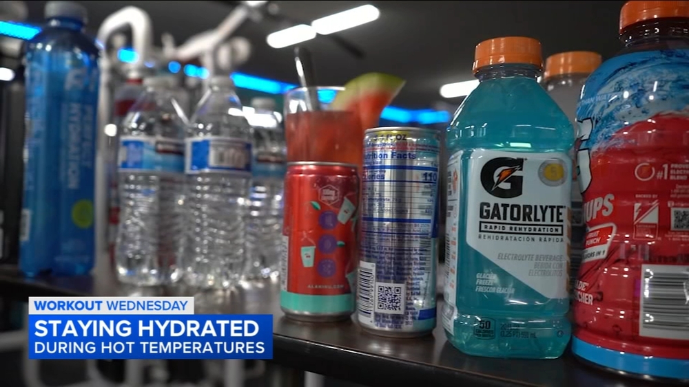 Workout Wednesday: Staying hydrated during hot temperatures