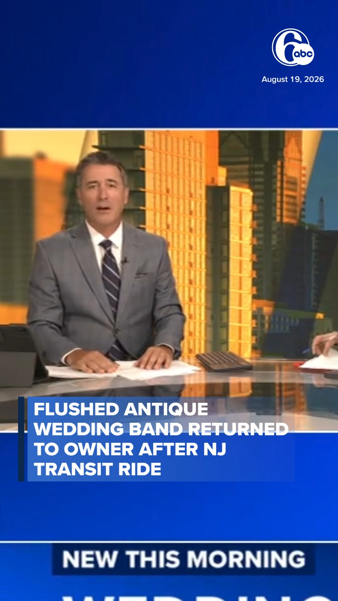 Flushed antique wedding band returned to owner after NJ Transit ride