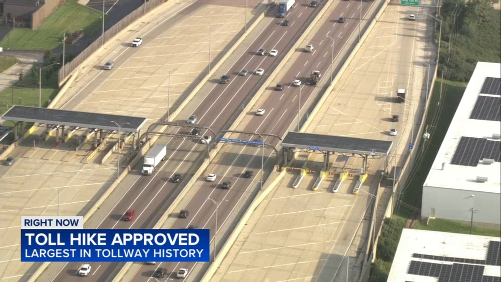 Illinois Tollway board approves toll increases