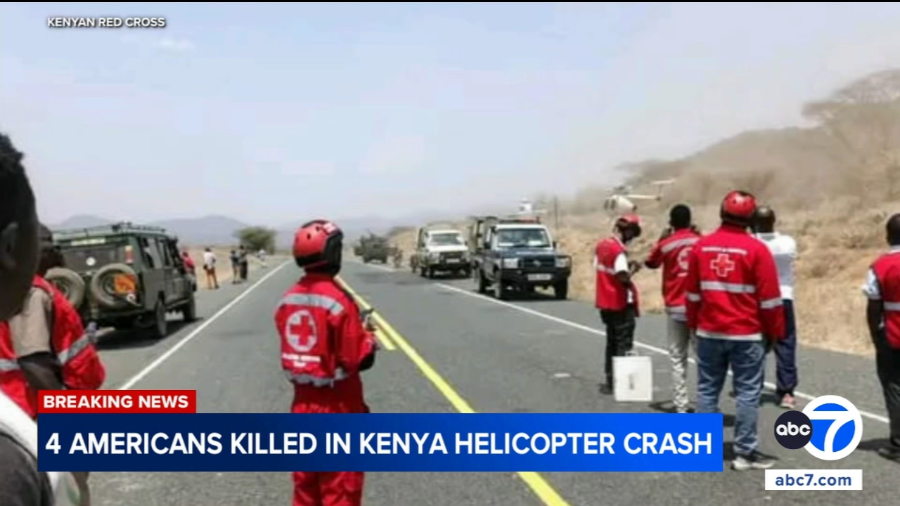 4 Americans die in helicopter crash in Kenya, State Dept. confirms