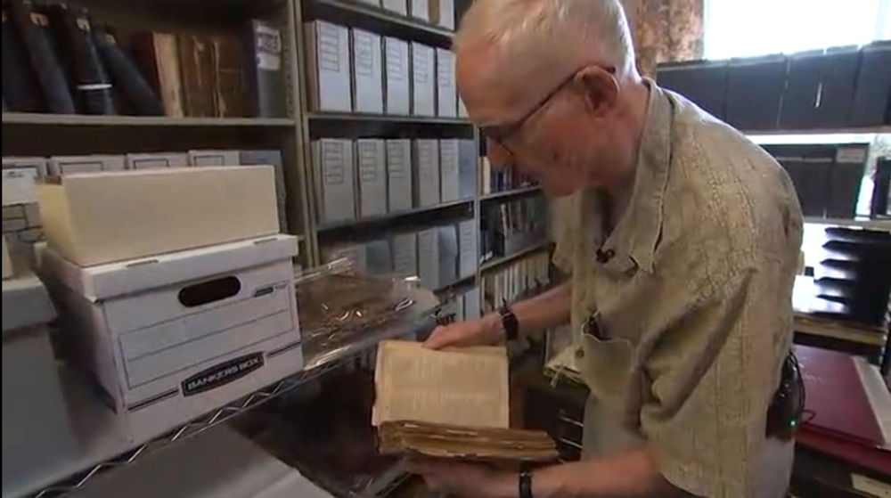 93-year-old volunteers at historical society for more than 30 years