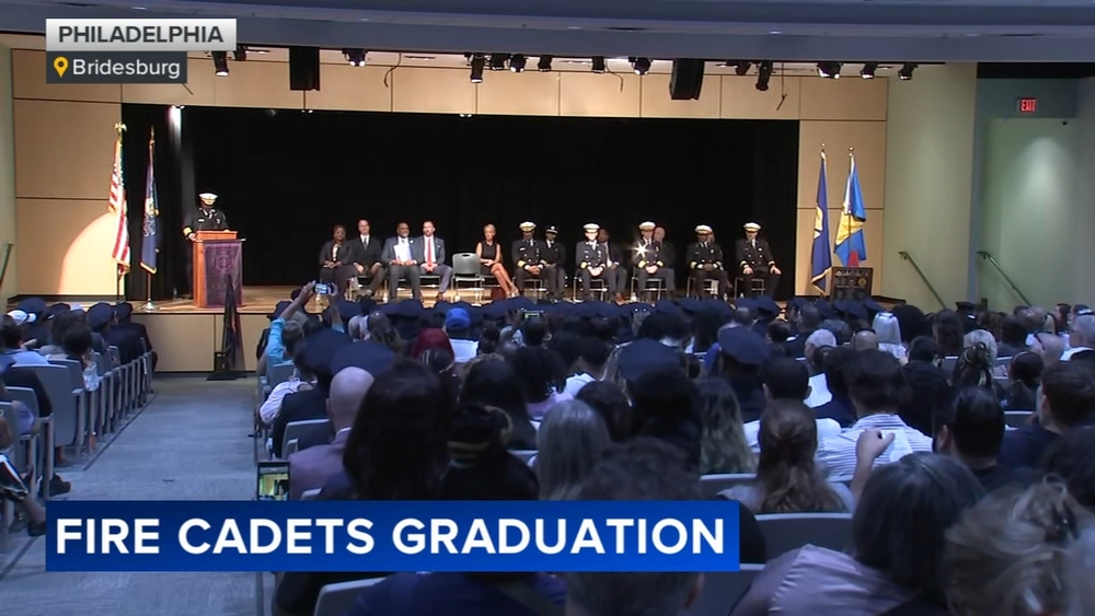 Philadelphia Fire Department holds graduation ceremony for 204th Fire Cadet Class