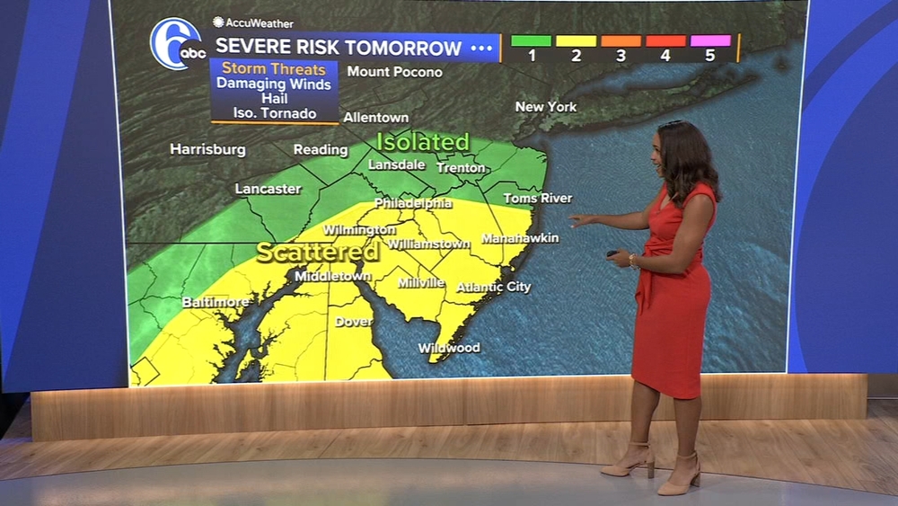 AccuWeather: Warm, but less humid today
