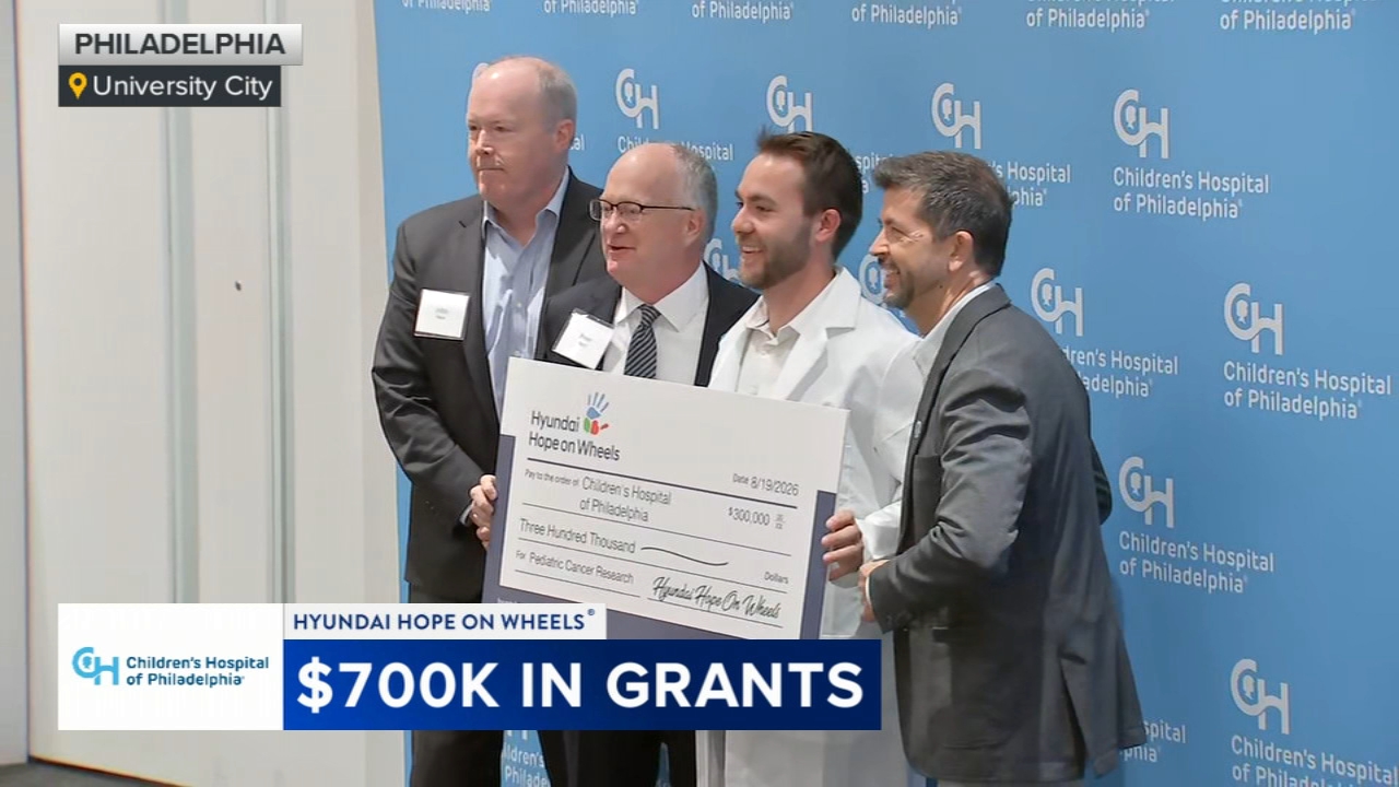 CHOP receives $700K in grants for pediatric cancer research