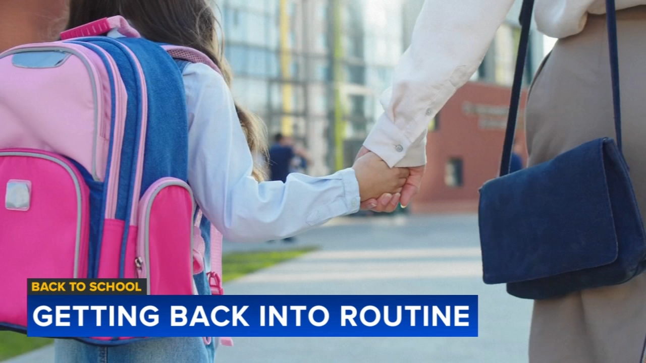 Back-to-school routines should start before first day, expert says