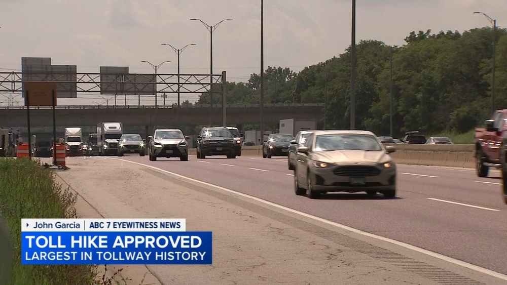 Illinois Tollway Board approves rate increase, $26.5B capitol program
