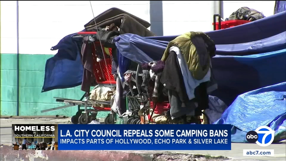 LA City Council rescinds encampment bans in some areas