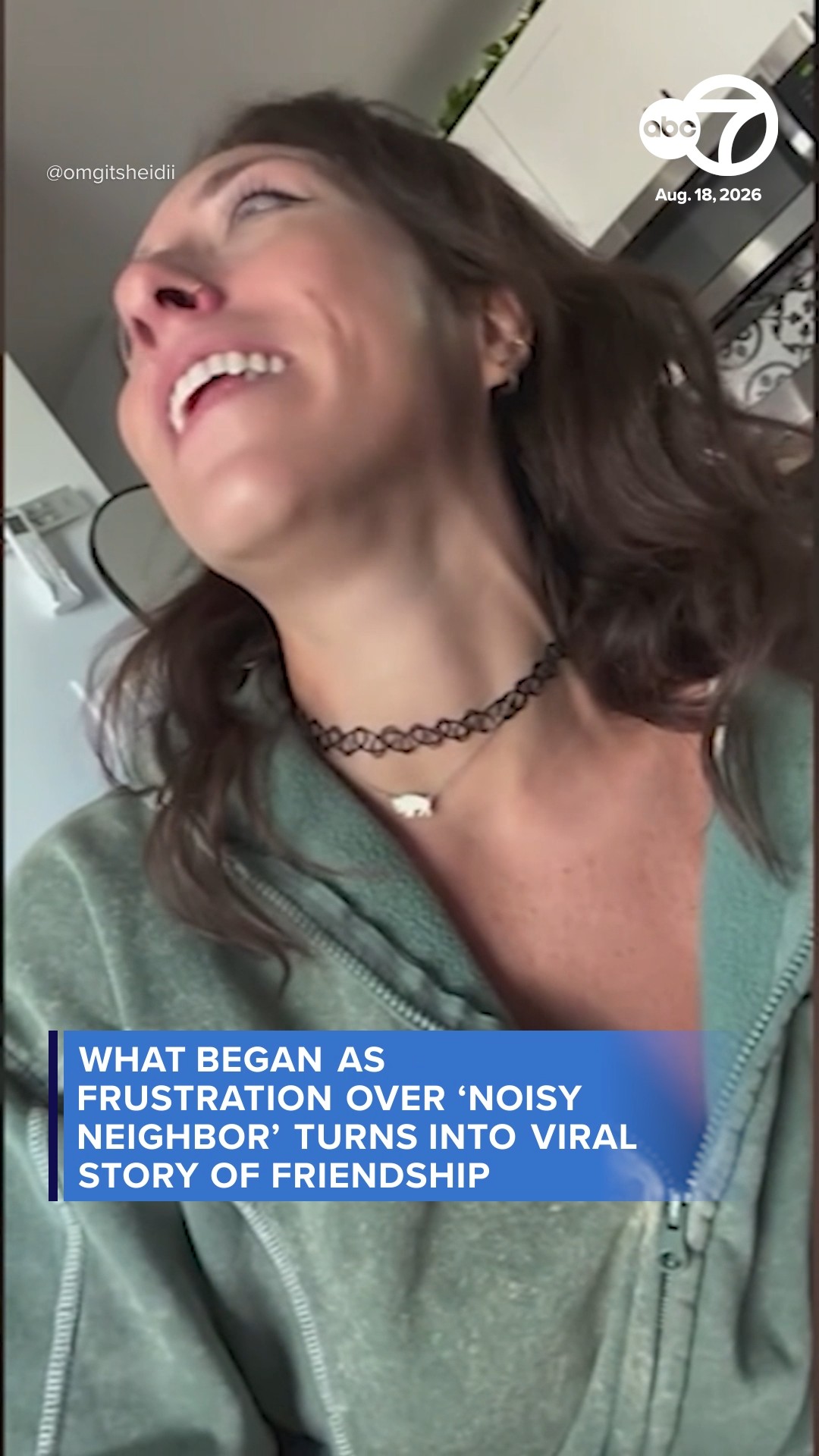 What began as frustration over 'noisy neighbor' turns into viral story
