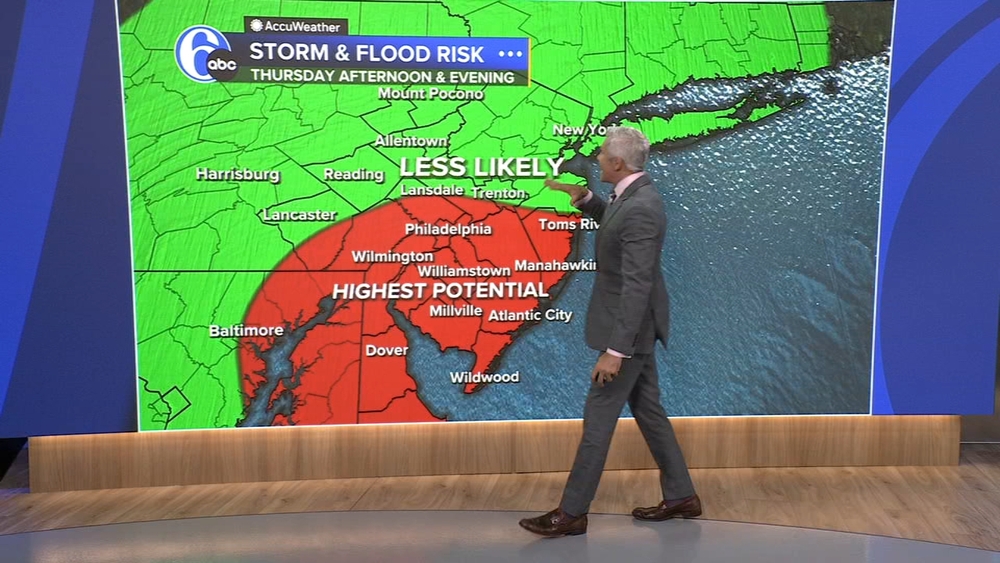 AccuWeather: Flooding and storm risk increases for Thursday