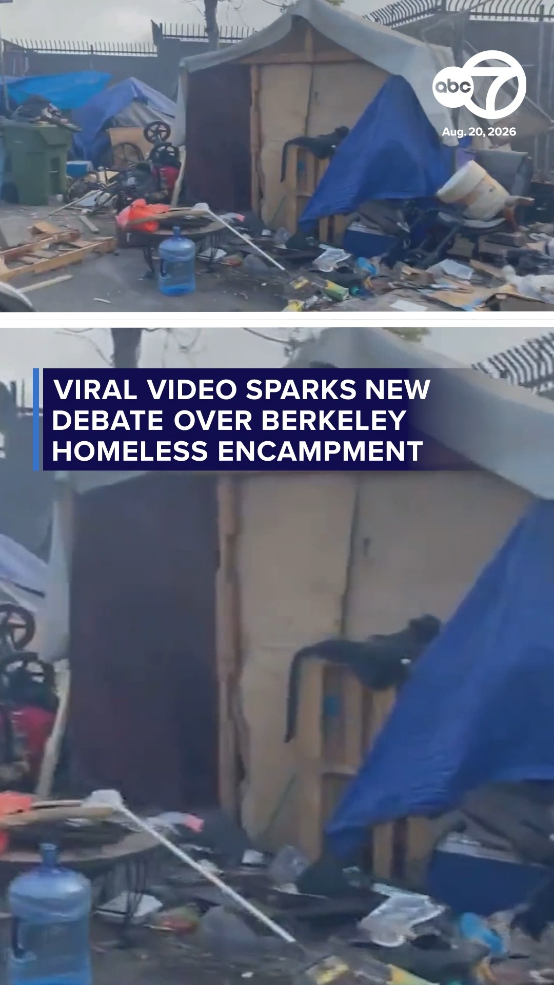 Viral video sparks new debate over Berkeley homeless encampment