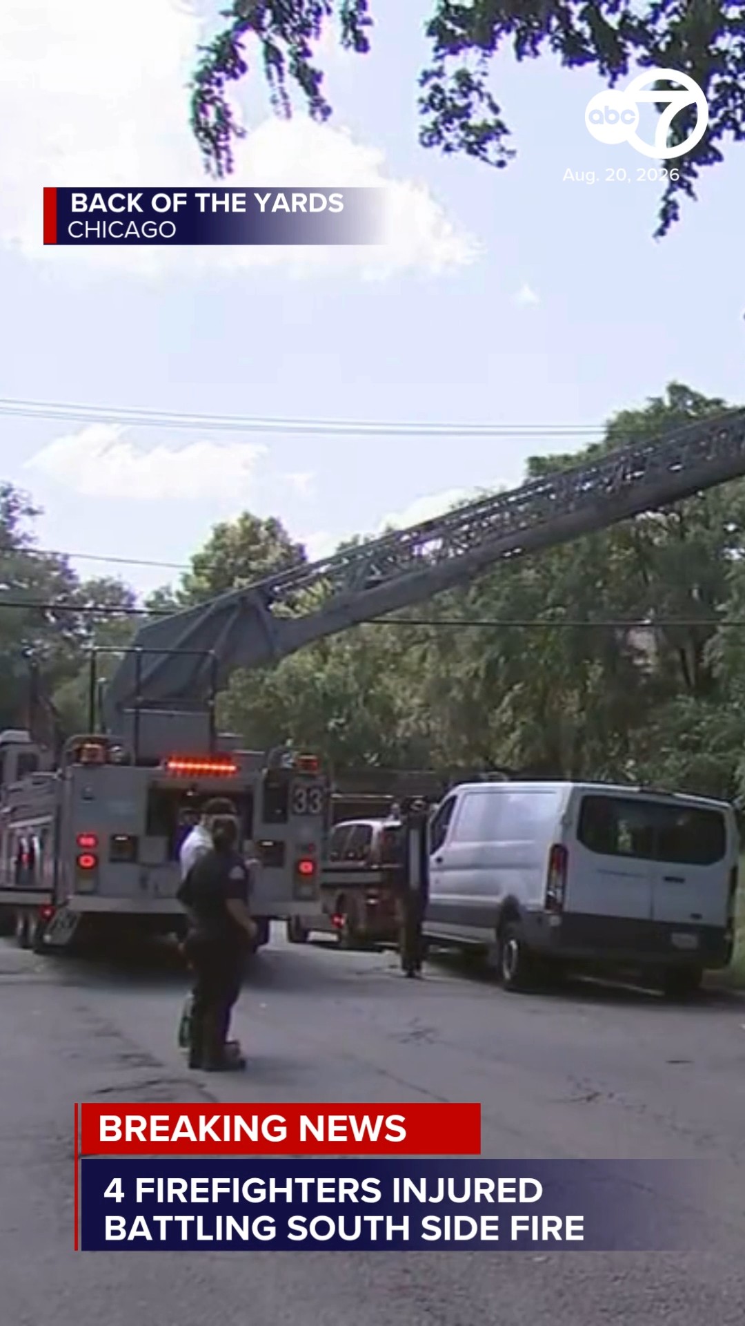 4 firefighters injured, 1 seriously, battling South Side fire: CFD