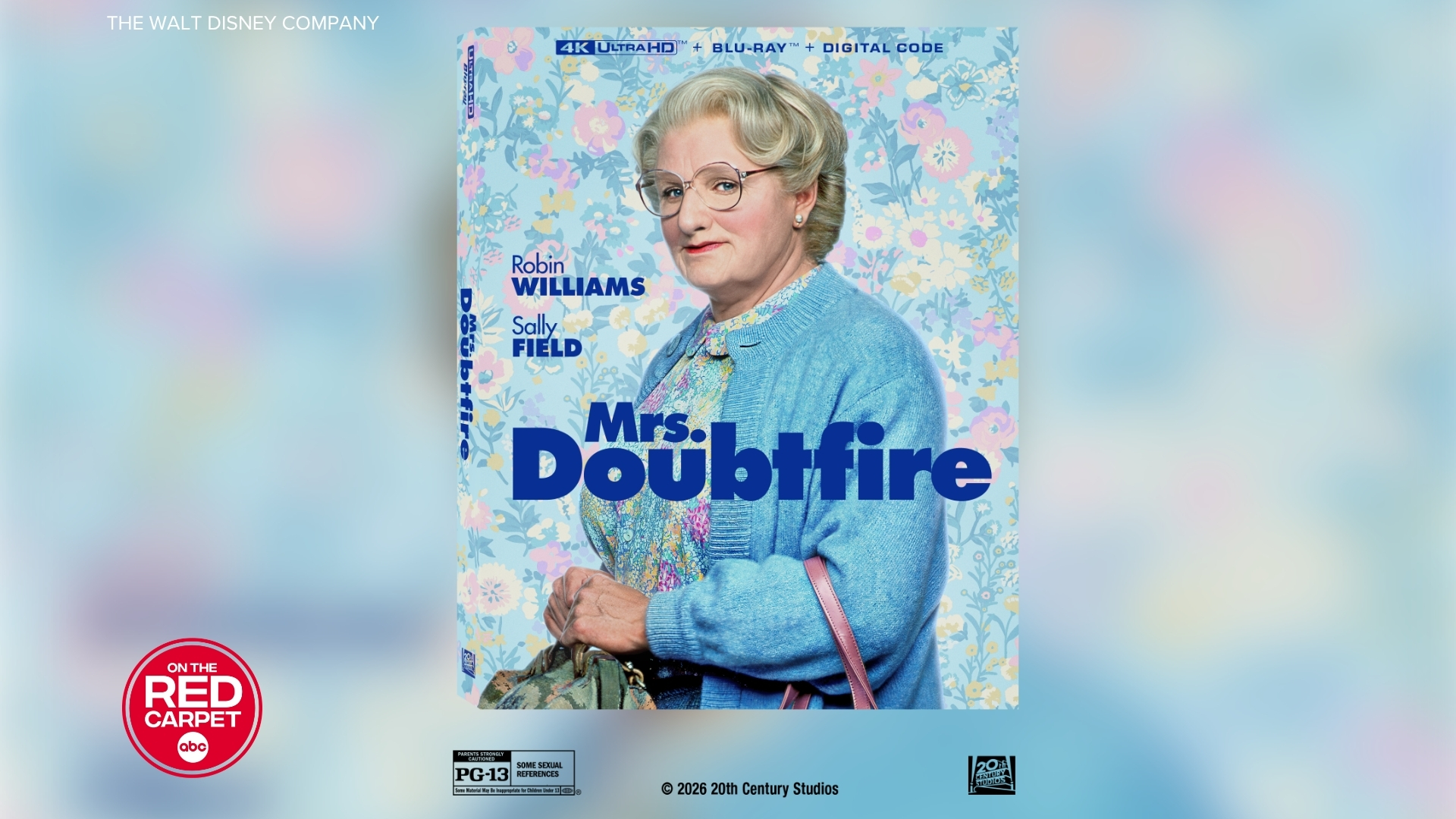 Robin Williams' "Mrs. Doubtfire" is arriving on 4K Ultra HD for the first time.